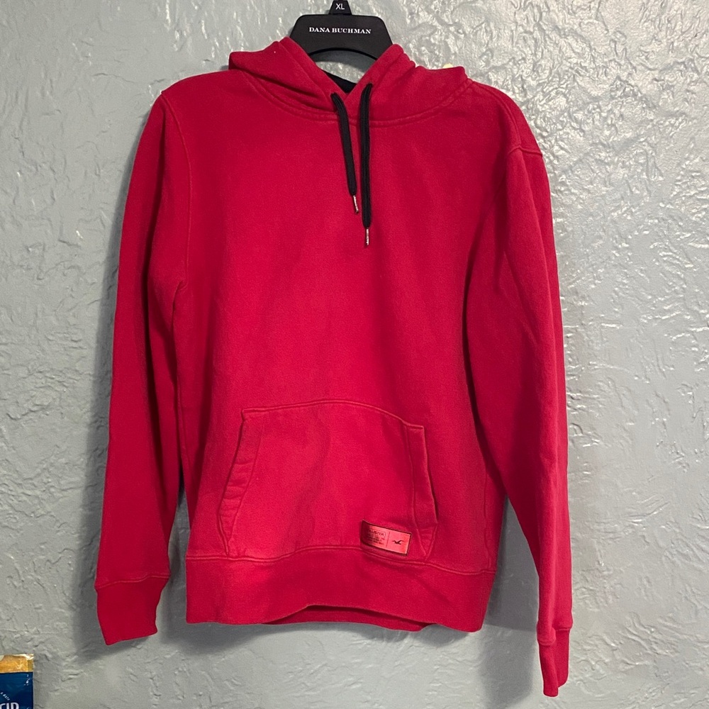 Red Hoodie with Front Pocket